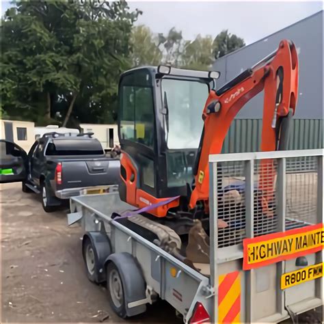 mini excavator with trailer|mini excavator trailer for sale.